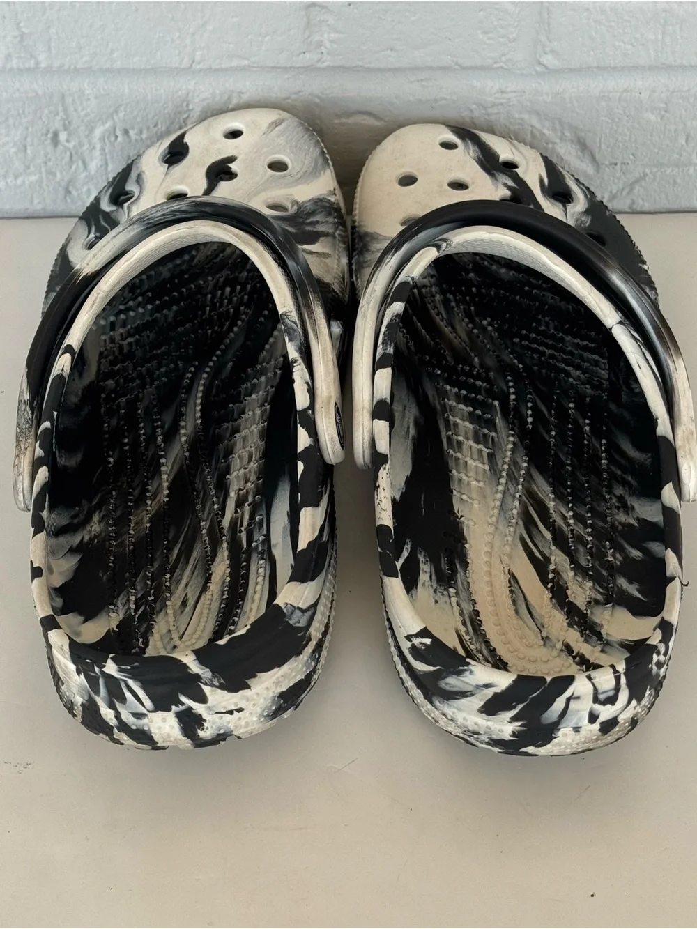 Marble Crocs Classic Clogs Men's 11